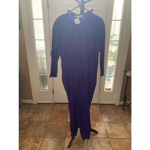 NY.C. Purple pure Wool Jumpsuit M